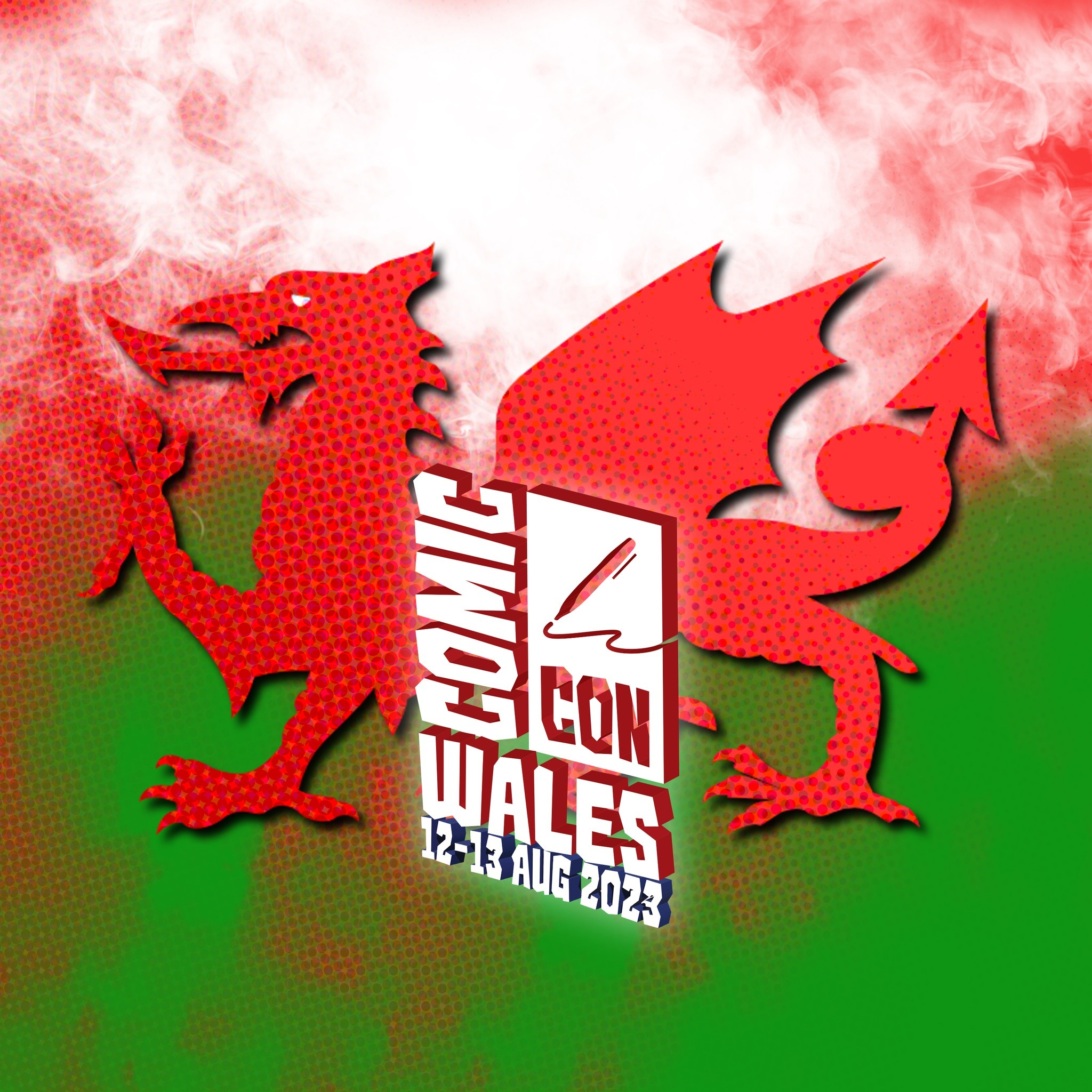 Comic Con Wales 2023 Logo